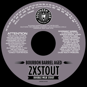 Southern Tier Brewing Co Barrel Aged 2xstout December 2017