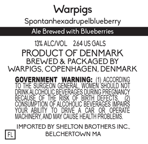 Warpigs Spontanhexadrupelblueberry December 2017