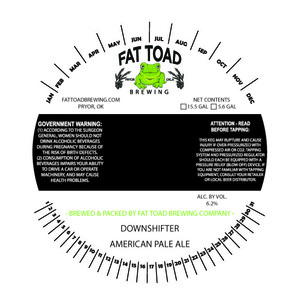 Fat Toad Brewing Company December 2017