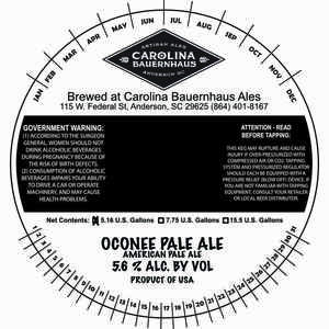 Oconee Pale Ale American Pale Ale