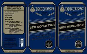 Railtown Brewing Company Best Mooed Ever