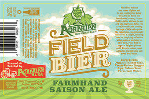 Agrarian Ales Field Bier December 2017