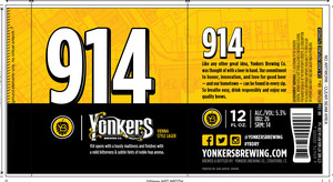 Yonkers Brewing Co. Vienna Style Lager 914 Vienna Style Lager