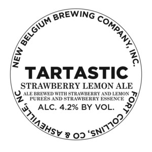 New Belgium Brewing Company, Inc. Tartastic Strawberry Lemon