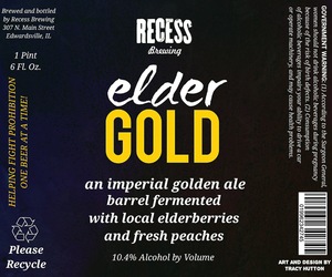 Recess Brewing Elder Gold