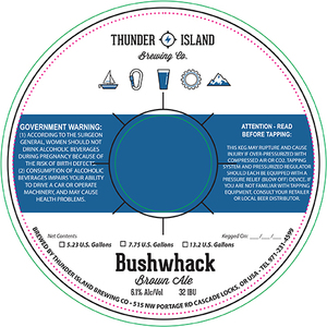 Thunder Island Brewing Bushwhack Brown December 2017