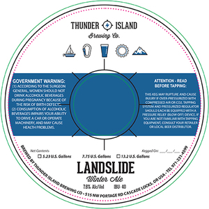 Thunder Island Brewing Landslide Winter Ale