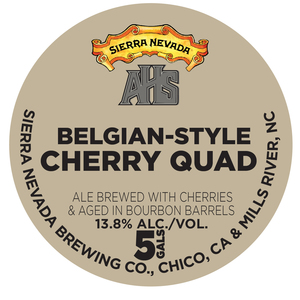 Sierra Nevada Belgian-style Cherry Quad December 2017