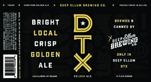 Deep Ellum Brewing Co Dtx