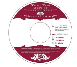 Wicked Weed Brewing Mint Condish