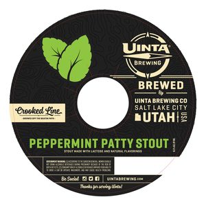 Uinta Brewing Co Peppermint Patty Stout March 2020