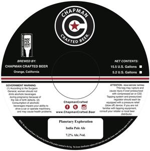 Chapman Crafted Beer Planetary Exploration