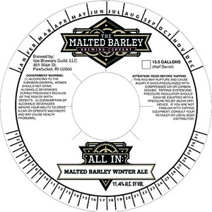 All In: Malted Barley Winter Ale 