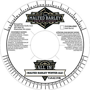 All In: Malted Barley Winter Ale 