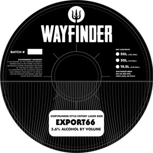 Wayfinder Beer Export 66