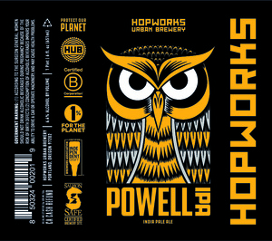 Hopworks Urban Brewery Powell IPA January 2020