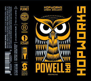 Hopworks Urban Brewery Powell IPA