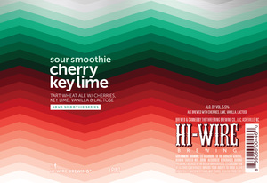 Hi-wire Brewing Sour Smoothie: Cherry Key Lime