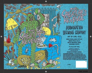 Abomination Brewing Company The Creature's Revenge January 2020