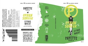 Urban Surfer Citrus Wheat Low-calorie Belgian Style Citrus Wheat Beer February 2020