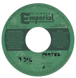 Brewery Emperial Emperial Porter