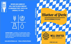 Well Crafted Beer Company Mother Of Perle January 2020