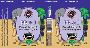 Caldera Pb & J Peanut Butter And Marionberry Ale
