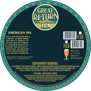 Hardywood Park Craft Brewery Great Return