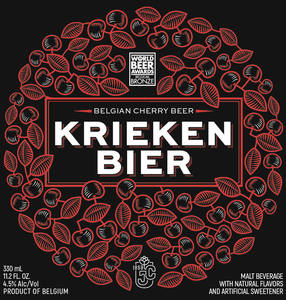 Krieken Bier Belgian Cherry Beer February 2020