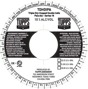 Tdhipa - Triple Dry Hopped Double India Pale Ale - Series 18 