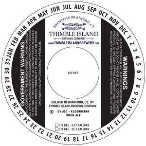 Thimble Island Brewing Company Chloe January 2020