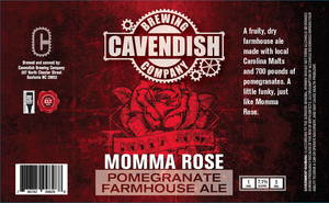 Momma Rose Pomegranate Farmhouse Ale January 2020