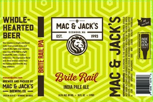 Mac & Jack's Brite Rail January 2020