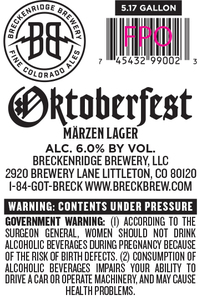 Breckenridge Brewery, LLC Oktoberfest