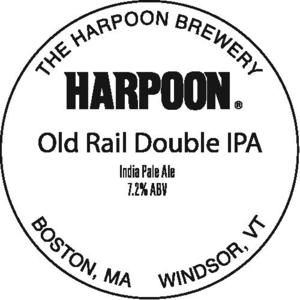 Harpoon Old Rail Double IPA January 2020