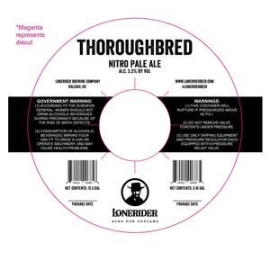 Lonerider Brewing Company Thoroughbred Nitro