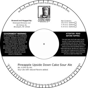 Stoneyard Brewing Co. Pineapple Upside Down Cake Sour Ale
