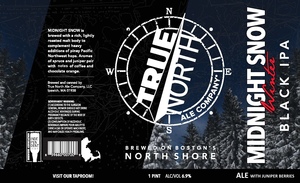 True North Ale Company Midnight Snow Winter Black IPA