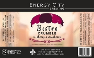 Energy City Bistro Crumble February 2020