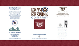 Bravo Brewing Company Parliament Esb Ale