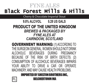 Fyne Ales Black Forest Mills & Hills January 2020