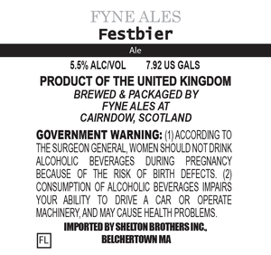 Fyne Ales Festbier January 2020