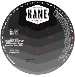 Kane Brewing Company Hollow Sea