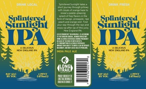 Long Trail Brewing Co. Splintered Sunlight IPA January 2020