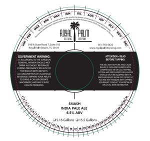 Royal Palm Brewing Company Smash IPA