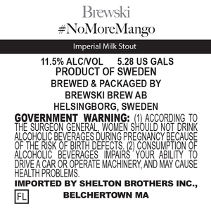 Brewski No More Mango January 2020