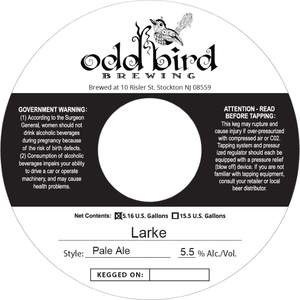 Odd Bird Brewing Larke