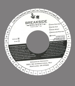 Breakside Brewery Golden Cluster January 2020