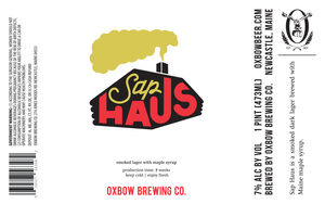 Oxbow Brewing Co. Sap Haus
