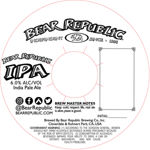 Bear Republic Ipa February 2020